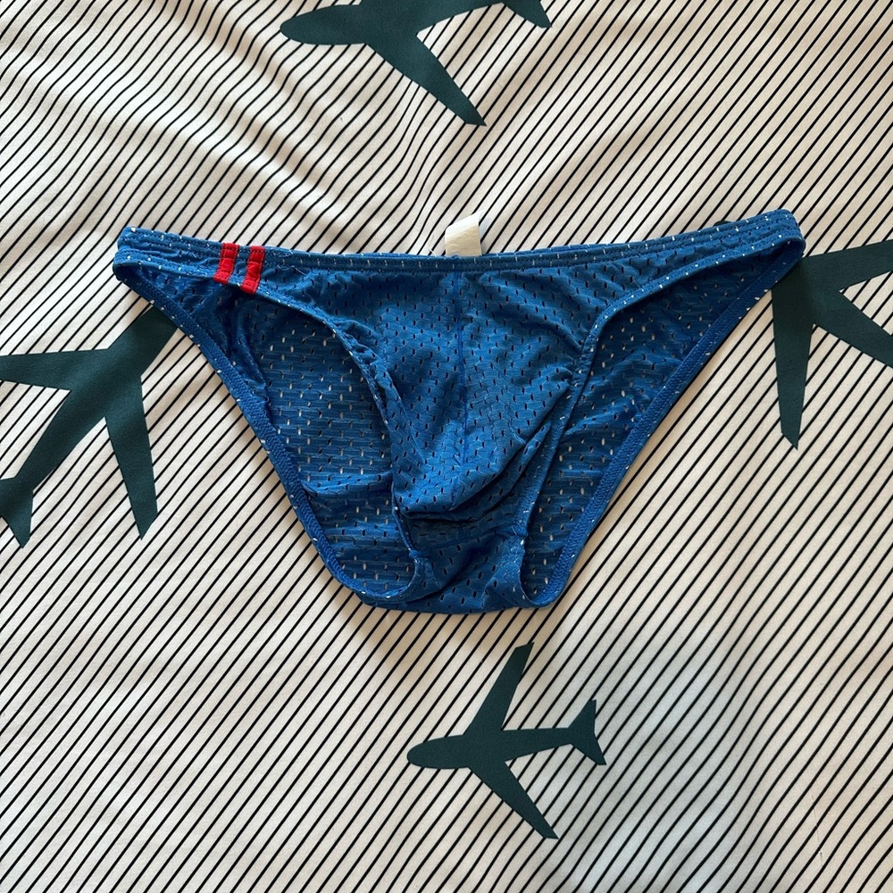 Blue Men's Casual or Swim Briefs